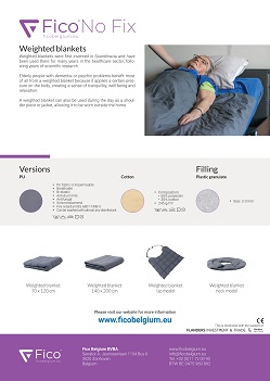 Folder weighted blanket no fix
