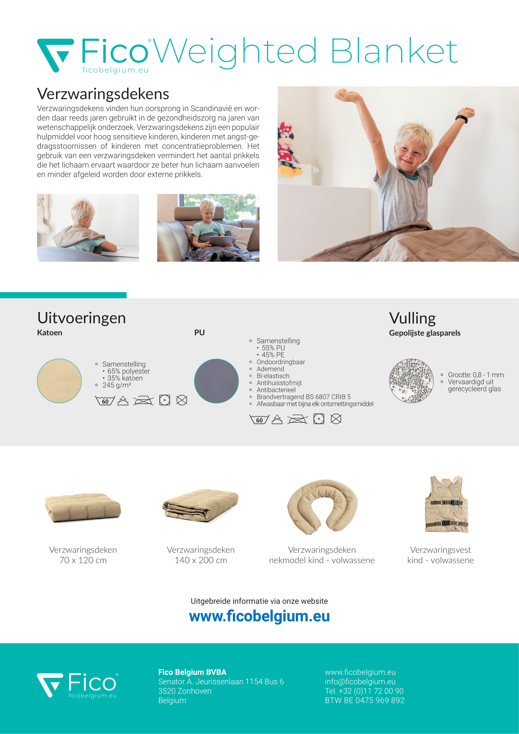 Flyer weighted blanket